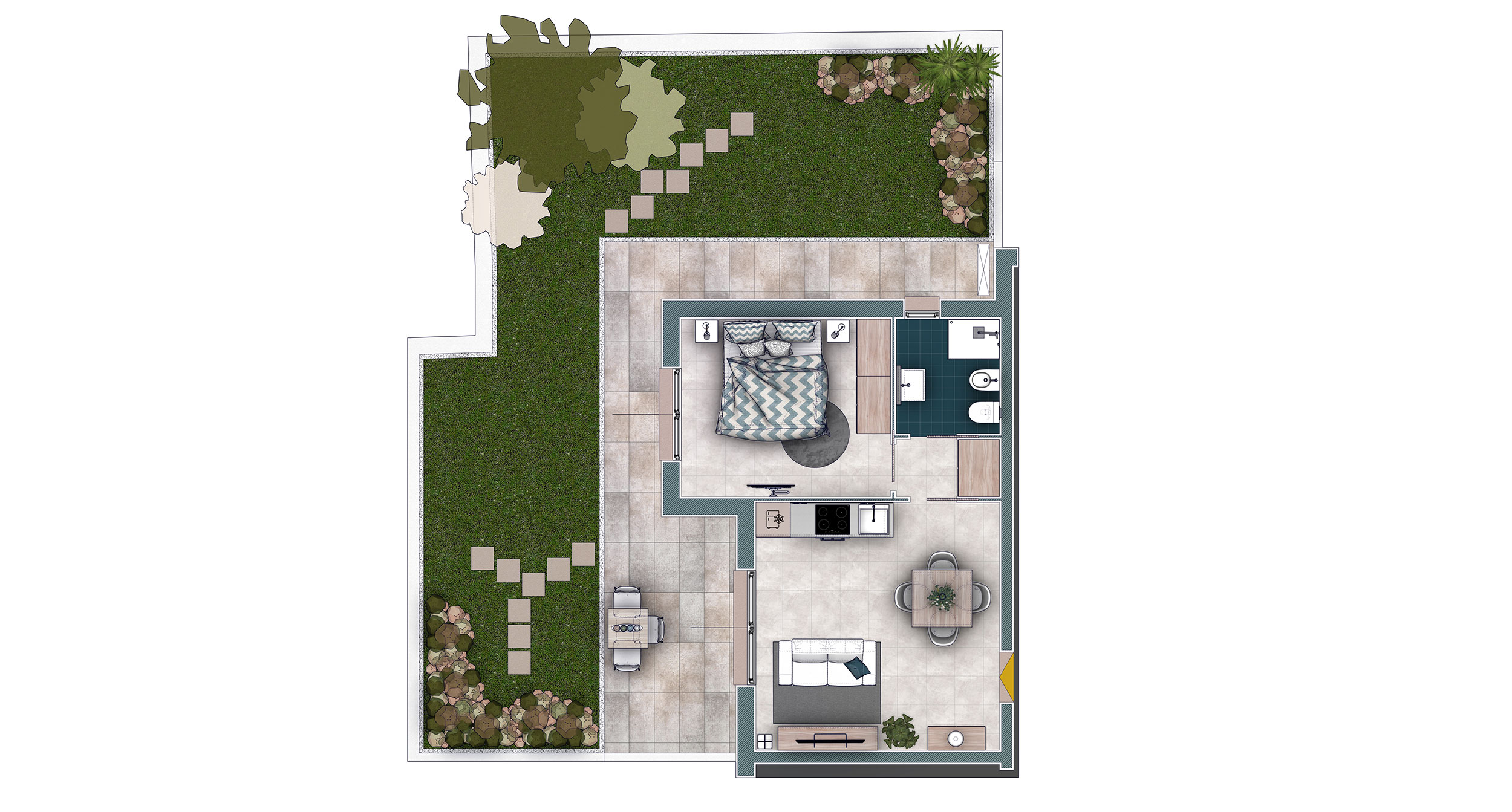 CASA C Scala A Interno 2 | Venti di Mare | AgeCASA Nuove Costruzioni