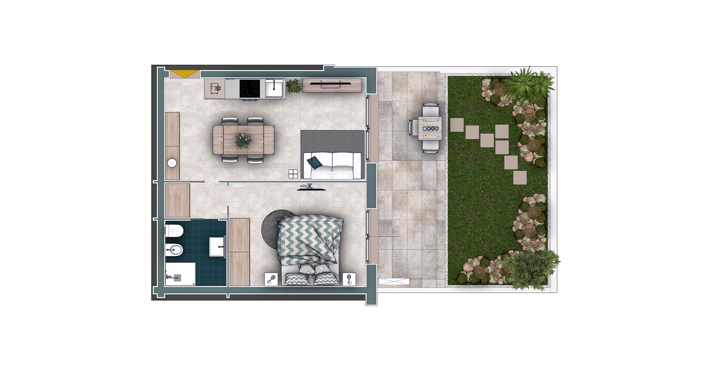 CASA C Scala A Interno 4 | Venti di Mare | AgeCASA Nuove Costruzioni