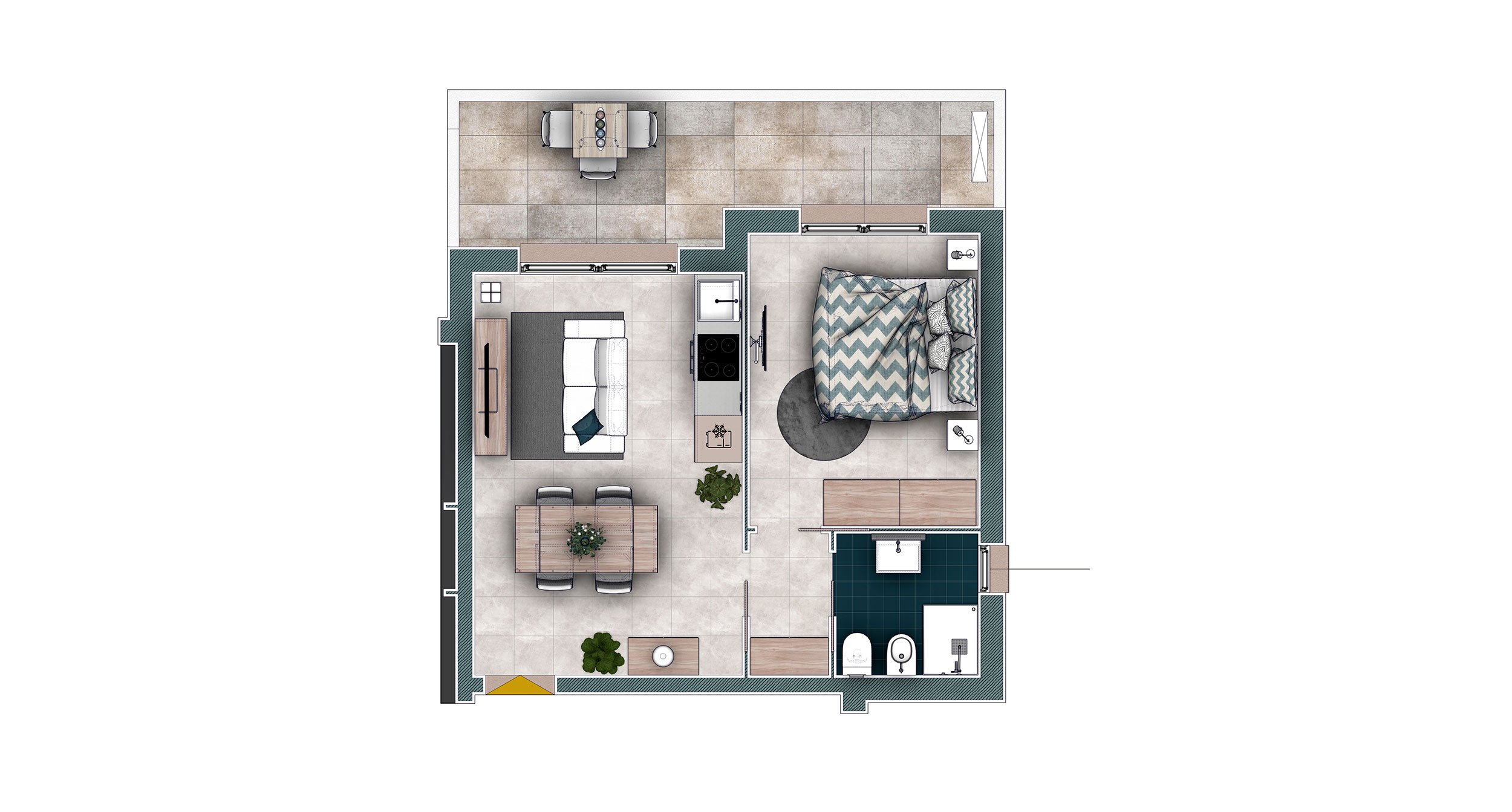 CASA C Scala A Interno 5 | Venti di Mare | AgeCASA Nuove Costruzioni