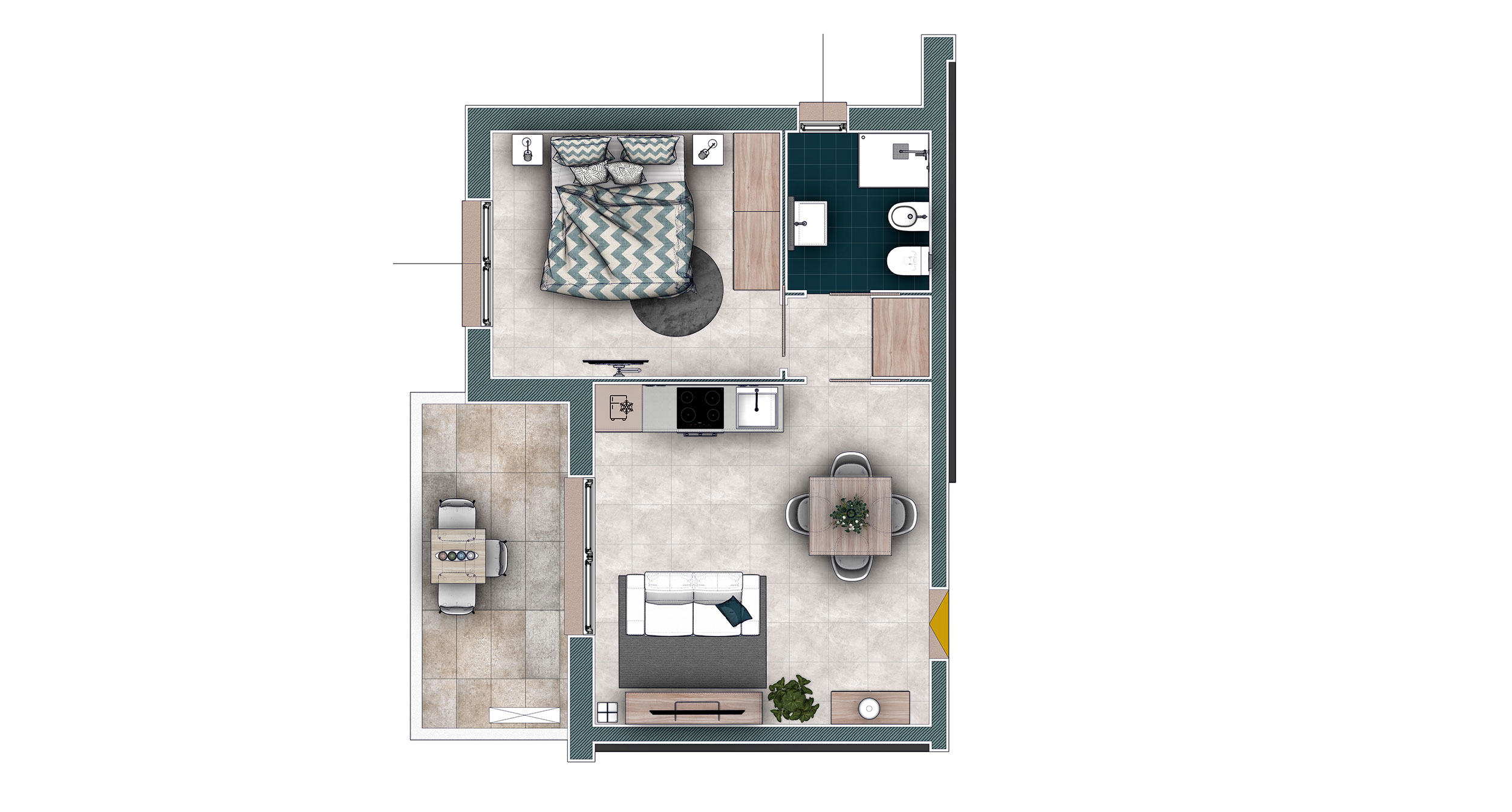 CASA C Scala A Interno 6 | Venti di Mare | AgeCASA Nuove Costruzioni
