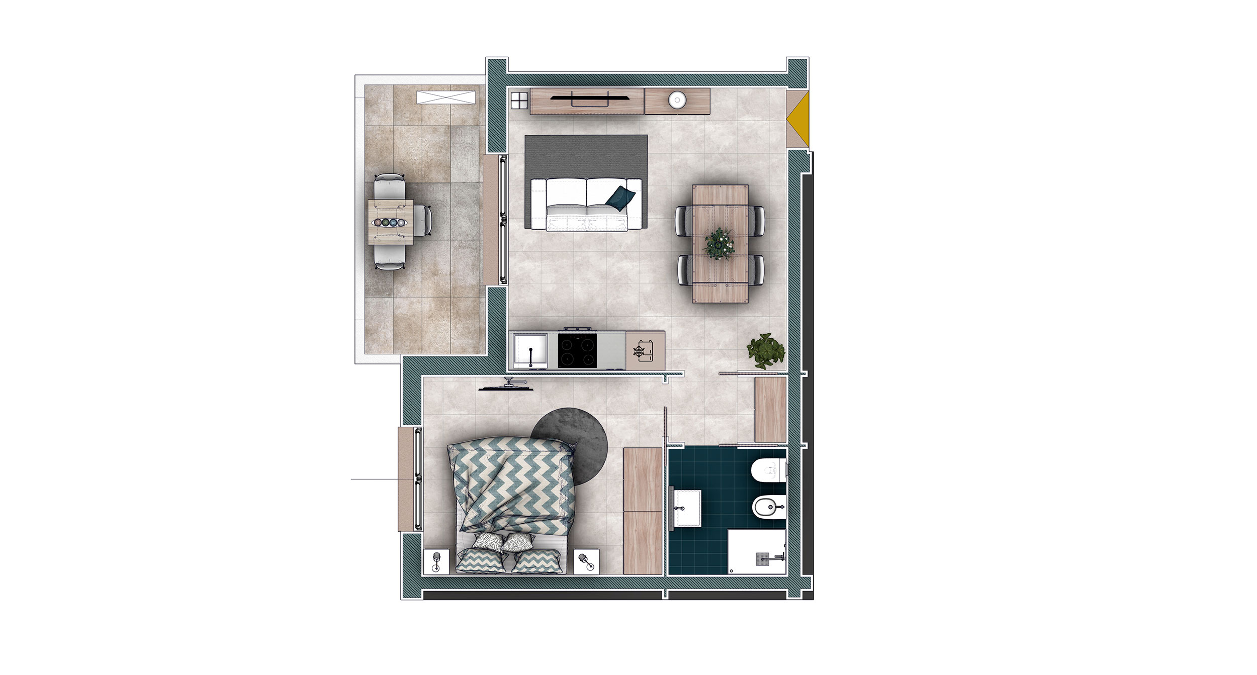 CASA C Scala A Interno 7 | Venti di Mare | AgeCASA Nuove Costruzioni