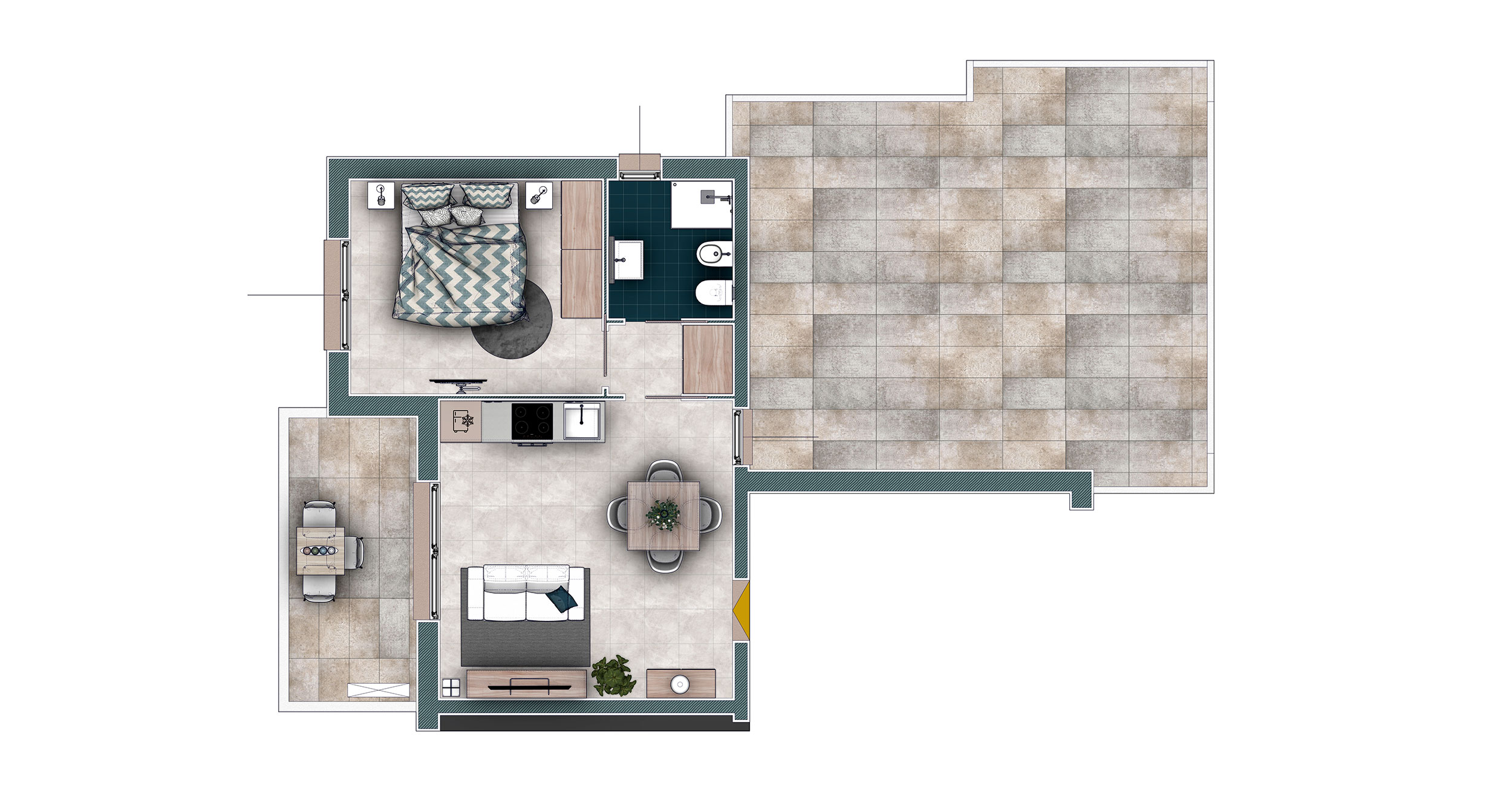 CASA C Scala A Interno 9 | Venti di Mare | AgeCASA Nuove Costruzioni