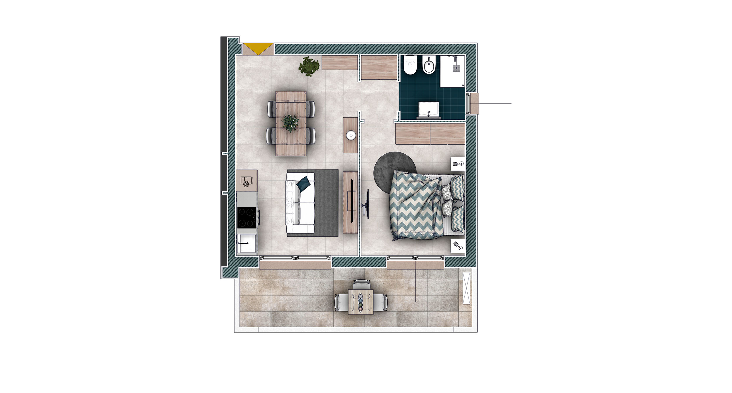 CASA C Scala B Interno 5 | Venti di Mare | AgeCASA Nuove Costruzioni