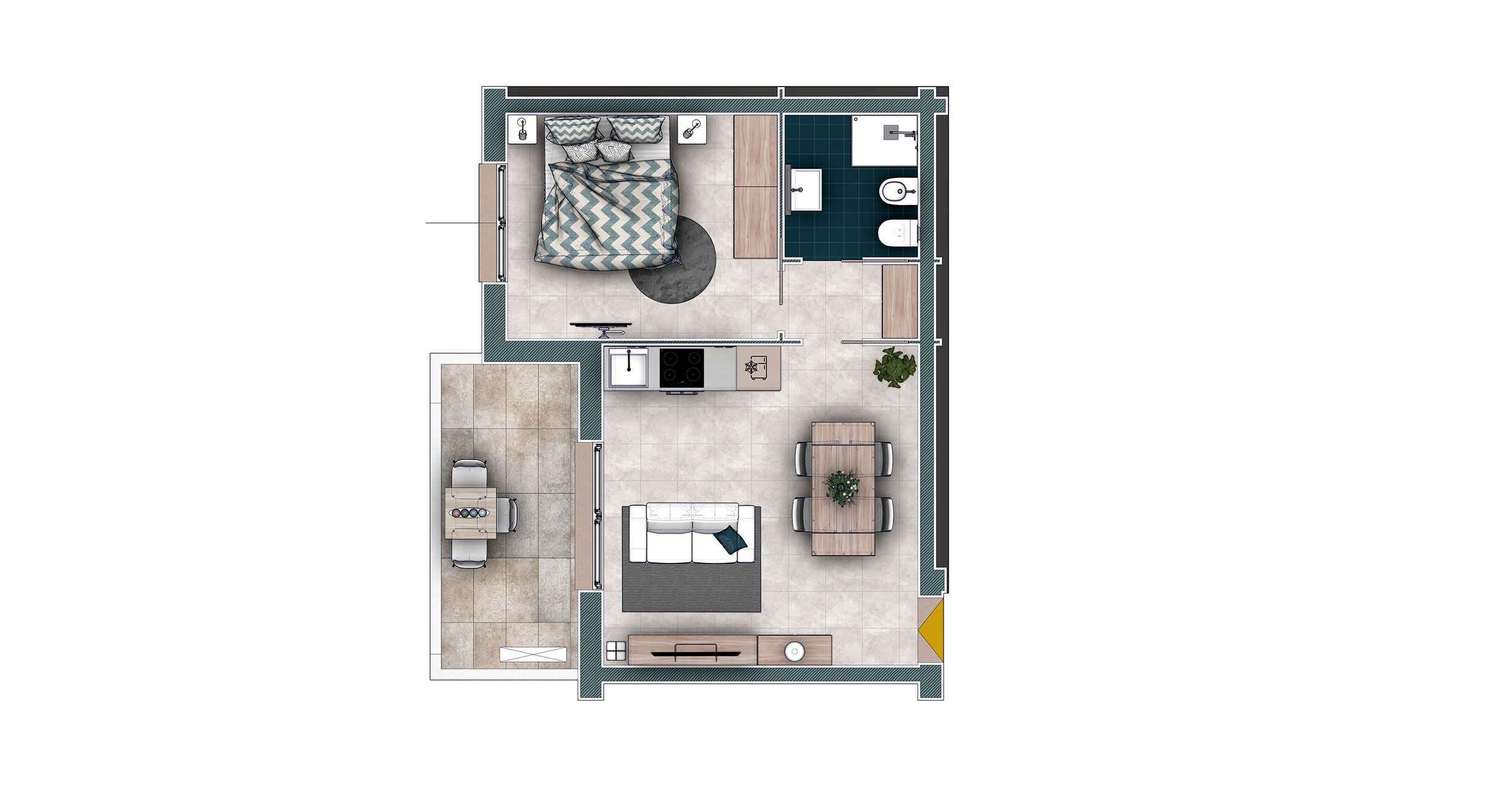 CASA C Scala B Interno 7 | Venti di Mare | AgeCASA Nuove Costruzioni