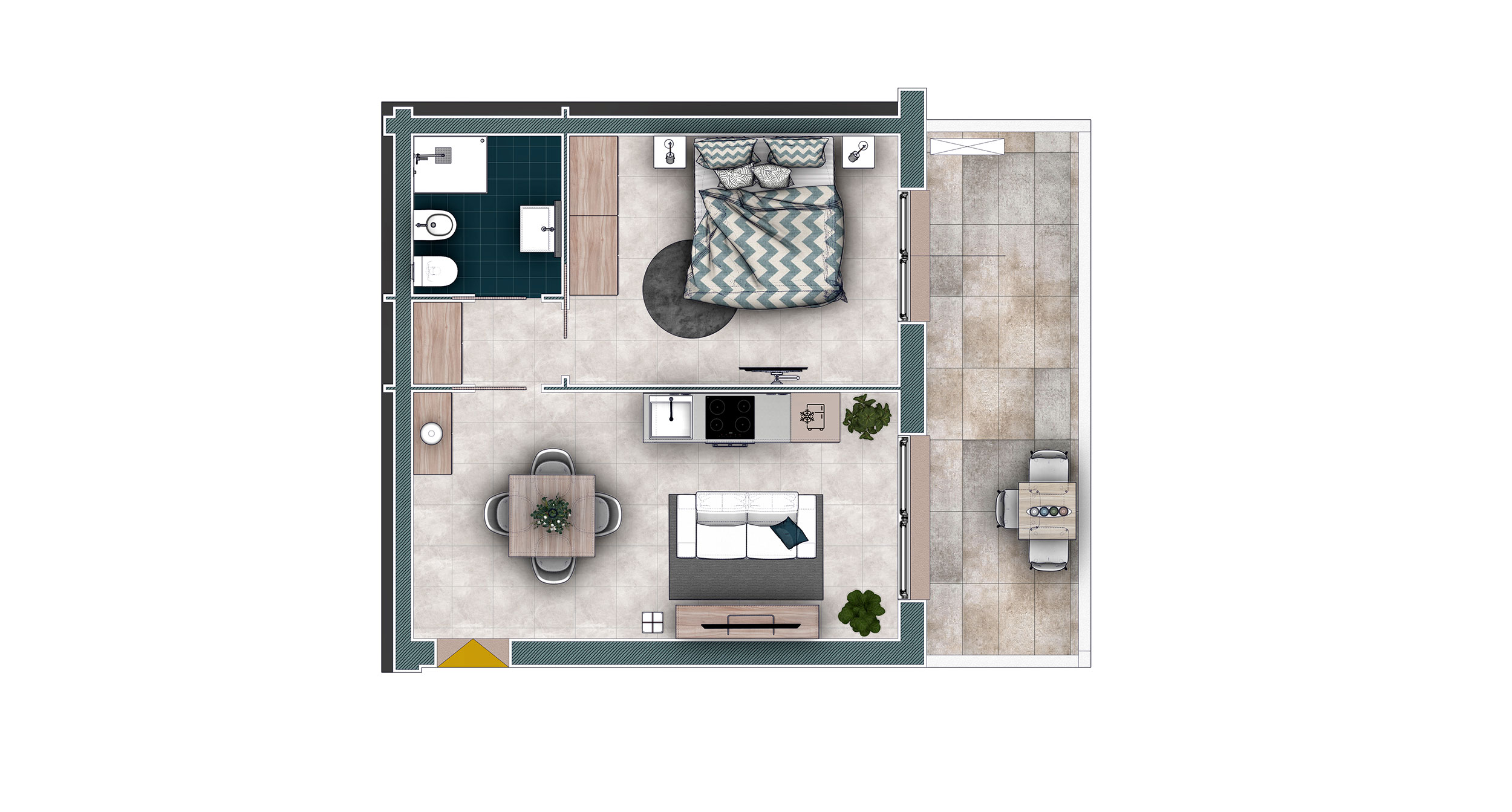 CASA C Scala B Interno 8 | Venti di Mare | AgeCASA Nuove Costruzioni